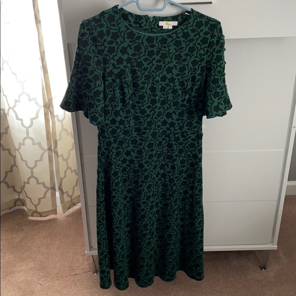 Boden Alexis jersey dress in Amazon enchanted